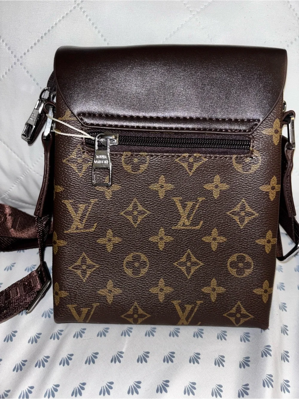 Dark Brown Monogram Messenger Bag please read 👇